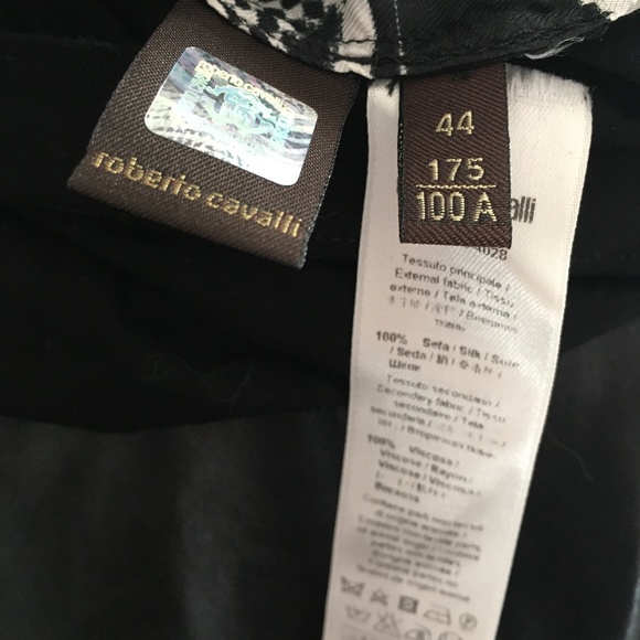 ROBERTO CAVALLI Resort Multicolor Silk Print Top 44 8 - Picture 6 of 6